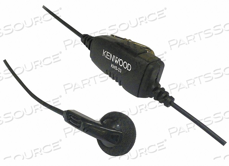 CLIP MIC WITH EARPHONE SINGLE PIN by Kenwood