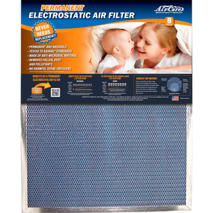 12"X24"X1" ELECTROSTATIC AIR FILTER - MERV 8 by Aircare