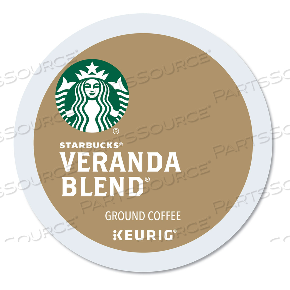 VERANDA BLEND COFFEE K-CUPS by Starbucks VERANDA BLEND COFFEE K-CUPS by Starbucks