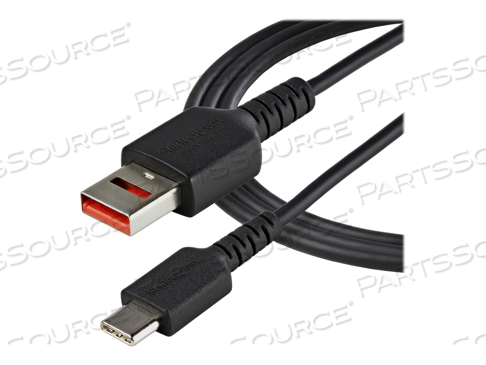 3FT (1M) SECURE CHARGING CABLE, USB-A TO USB-C DATA BLOCKER CHARGE-ONLY CABLE, NO-DATA POWER-ONLY CHARGER CABLE FOR PHONE/TABLET, DATA BLOCK by StarTech.com Ltd. 3FT (1M) SECURE CHARGING CABLE, USB-A TO USB-C DATA BLOCKER CHARGE-ONLY CABLE, NO-DATA POWER-ONLY CHARGER CABLE FOR PHONE/TABLET, DATA BLOCK by StarTech.com Ltd.