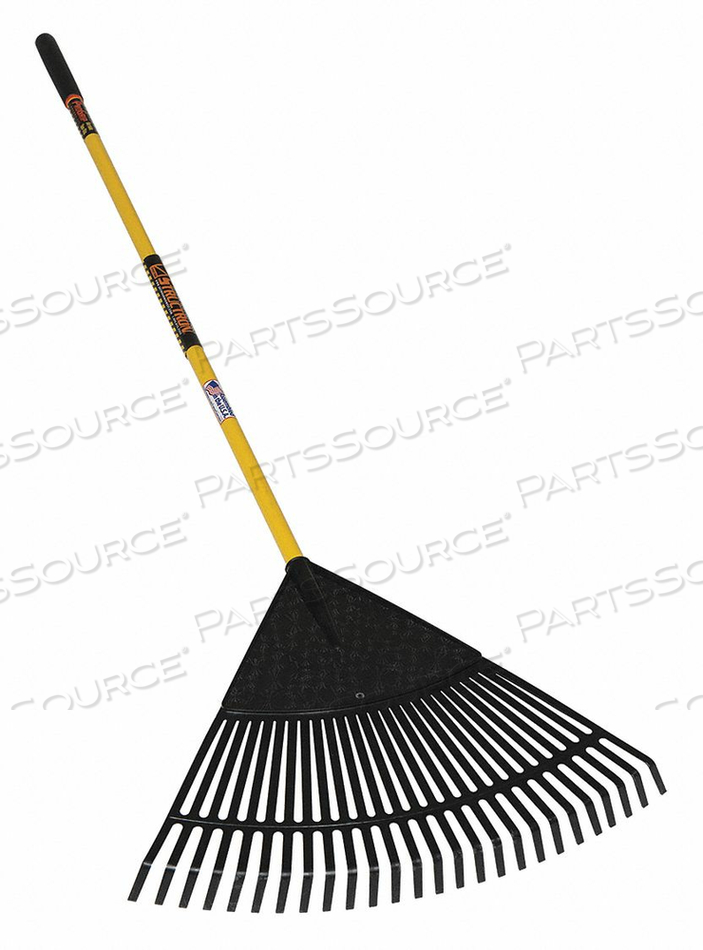 LEAF RAKE 26 TINES FIBERGLASS HANDLE by Seymour Midwest
