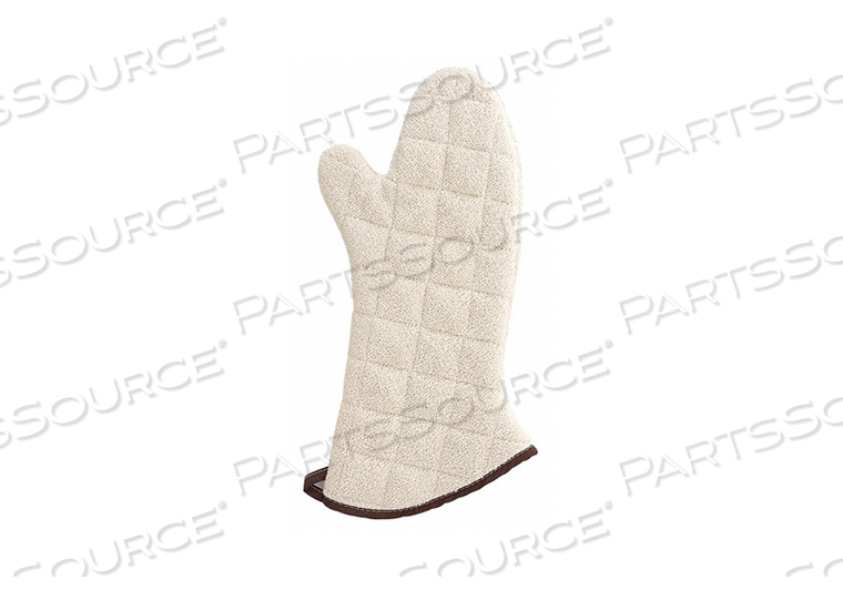 CONVENTIONAL OVEN MITT NATURAL 17 INCH 