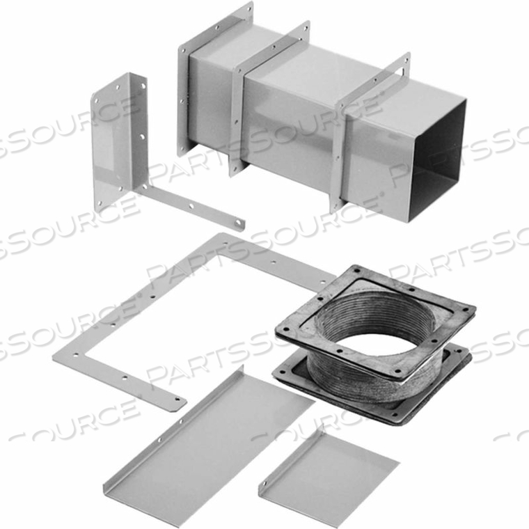 BRACKET HANGER, FITS 8.00X8.00, STEEL/GRAY 