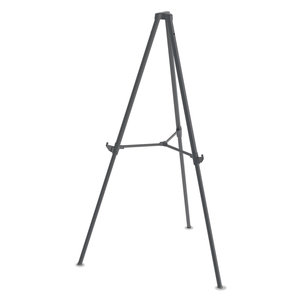 QUANTUM HEAVY DUTY DISPLAY EASEL, 35.62" TO 61.22" HIGH, PLASTIC, BLACK by MasterVision