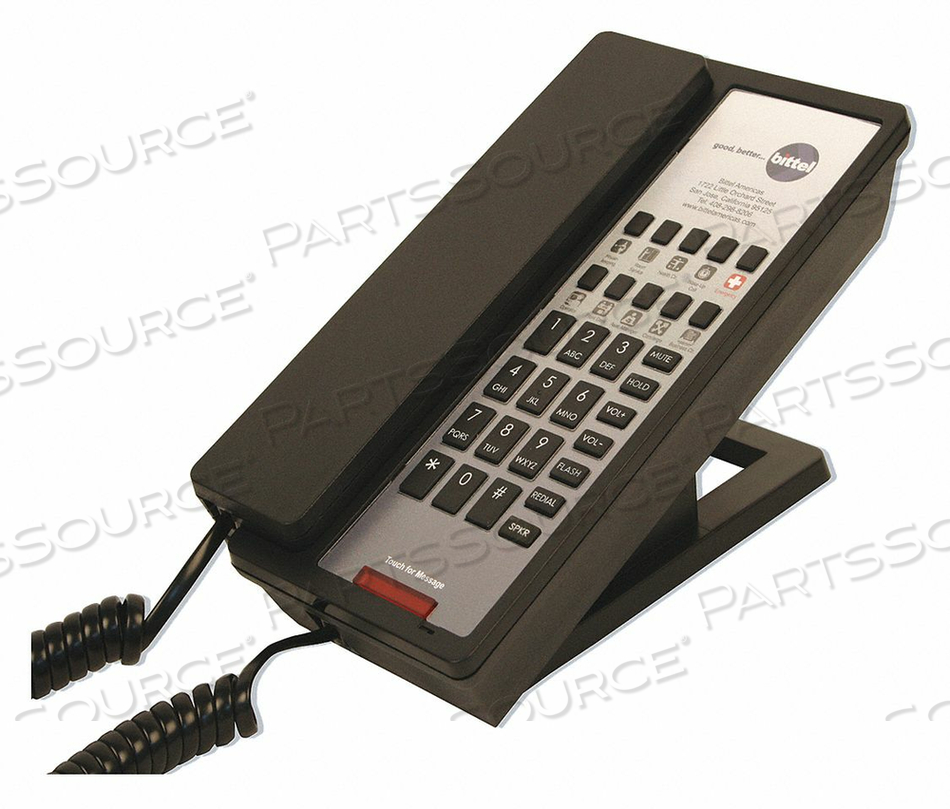 HOSPITALITY PHONE ANALOG DESK BLACK 95DB by Bittel