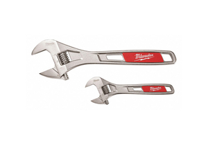 ADJ. WRENCH SET 6 10 CHROME 2 PC. by Milwaukee Electric Tools