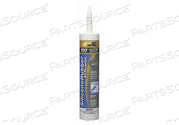 RTV SILICONE SEALANT WHITE 10 OZ. by White Lightning RTV SILICONE SEALANT WHITE 10 OZ. by White Lightning
