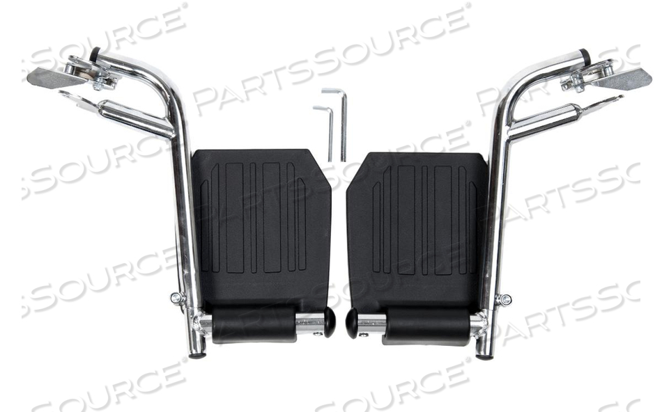 BLACK SWING-AWAY FOOTREST FOR EXCEL 2000 WHEELCHAIR by Medline Industries, Inc.