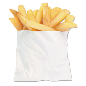 FRENCH FRY BAGS, 4.5" X 3.5", WHITE, 2,000/CARTON by Bagcraft FRENCH FRY BAGS, 4.5" X 3.5", WHITE, 2,000/CARTON by Bagcraft