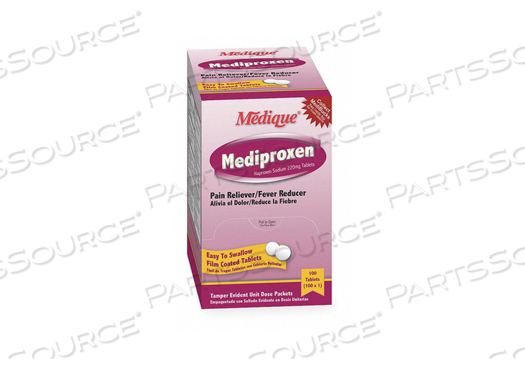 PAIN RELIEF TABLET PK100 by Medique