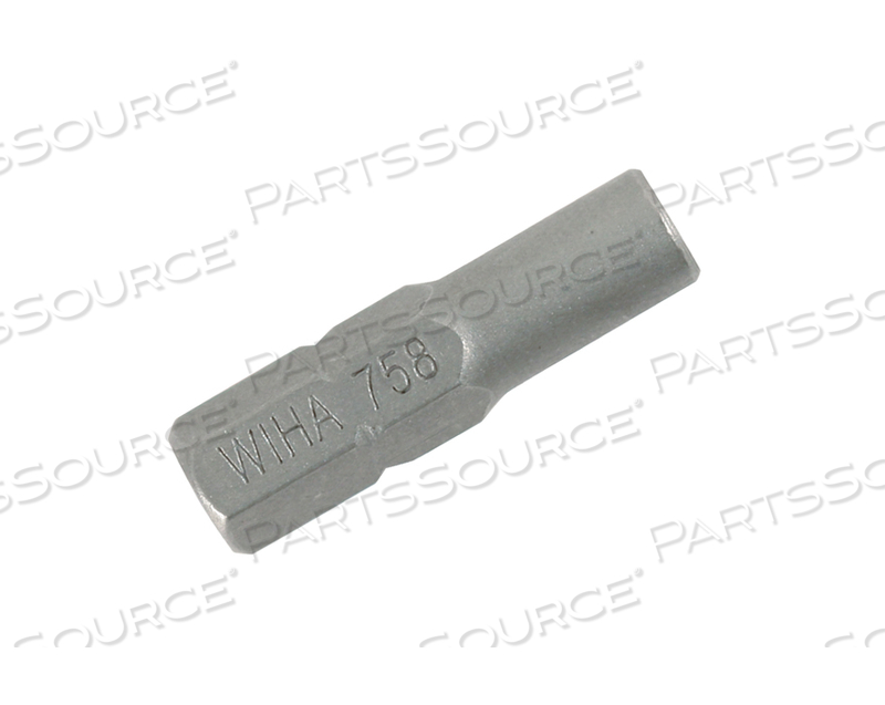 SYSTEM 4 MICROBITS ADAPTER 4MM TO 1/4" 25MM by Wiha Tools