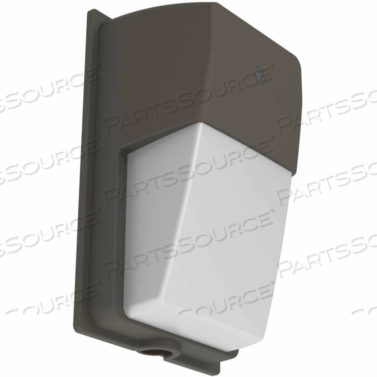 OUTDOOR PERMISHIELD LED WALLPACK W/PHOTOCELL, 20W, DARK BRONZE 