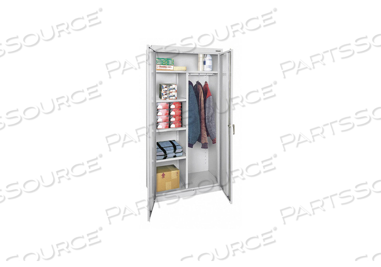 F5926 COMBO WARDROBE CAB 72 H 36 W DOVE GRAY by Sandusky Lee Cabinets F5926 COMBO WARDROBE CAB 72 H 36 W DOVE GRAY by Sandusky Lee Cabinets