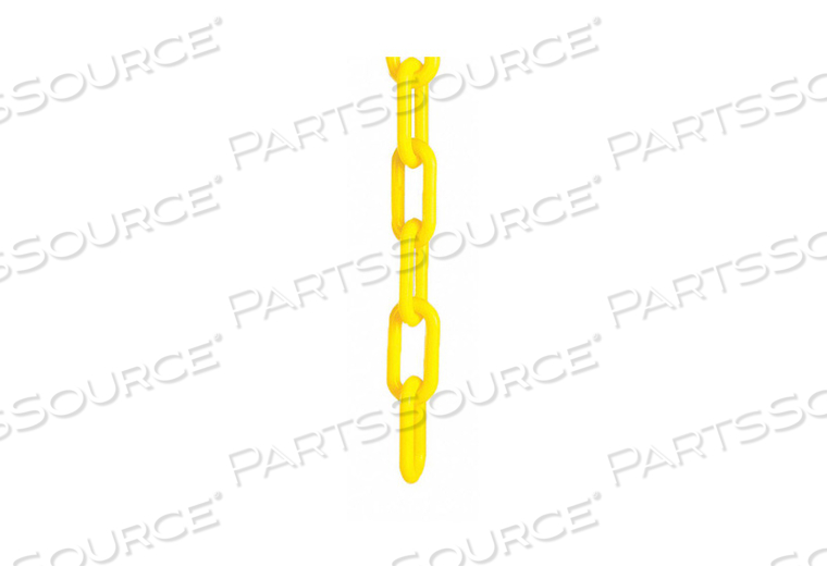 PLASTIC CHAIN 1-1/2 IN X 50 FT YELLOW by Mr. Chain