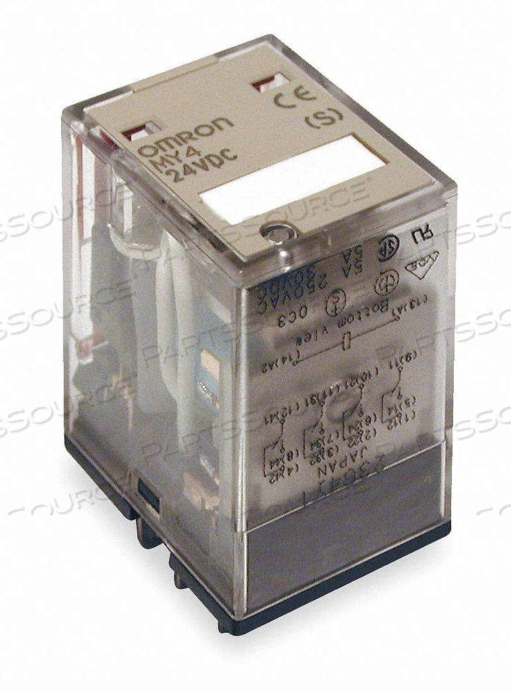 24V 5A 4PDT OMRON RELAY 