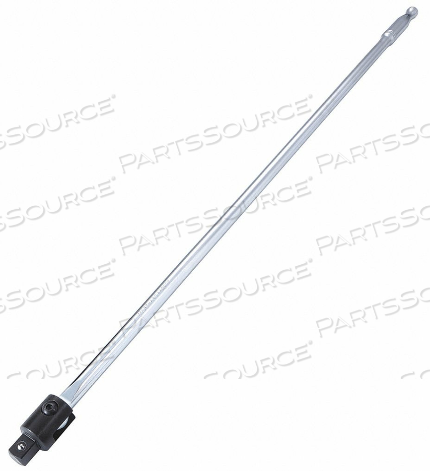 BREAKER BAR, DRIVE SIZE 3/4 IN, ALLOY STEEL, CHROME, OVERALL LENGTH 40 IN, FLEXIBLE, STANDARD, STRAIGHT, SMOOTH, NON-MAGNETIC NO, TETHER REA by Westward BREAKER BAR, DRIVE SIZE 3/4 IN, ALLOY STEEL, CHROME, OVERALL LENGTH 40 IN, FLEXIBLE, STANDARD, STRAIGHT, SMOOTH, NON-MAGNETIC NO, TETHER REA by Westward