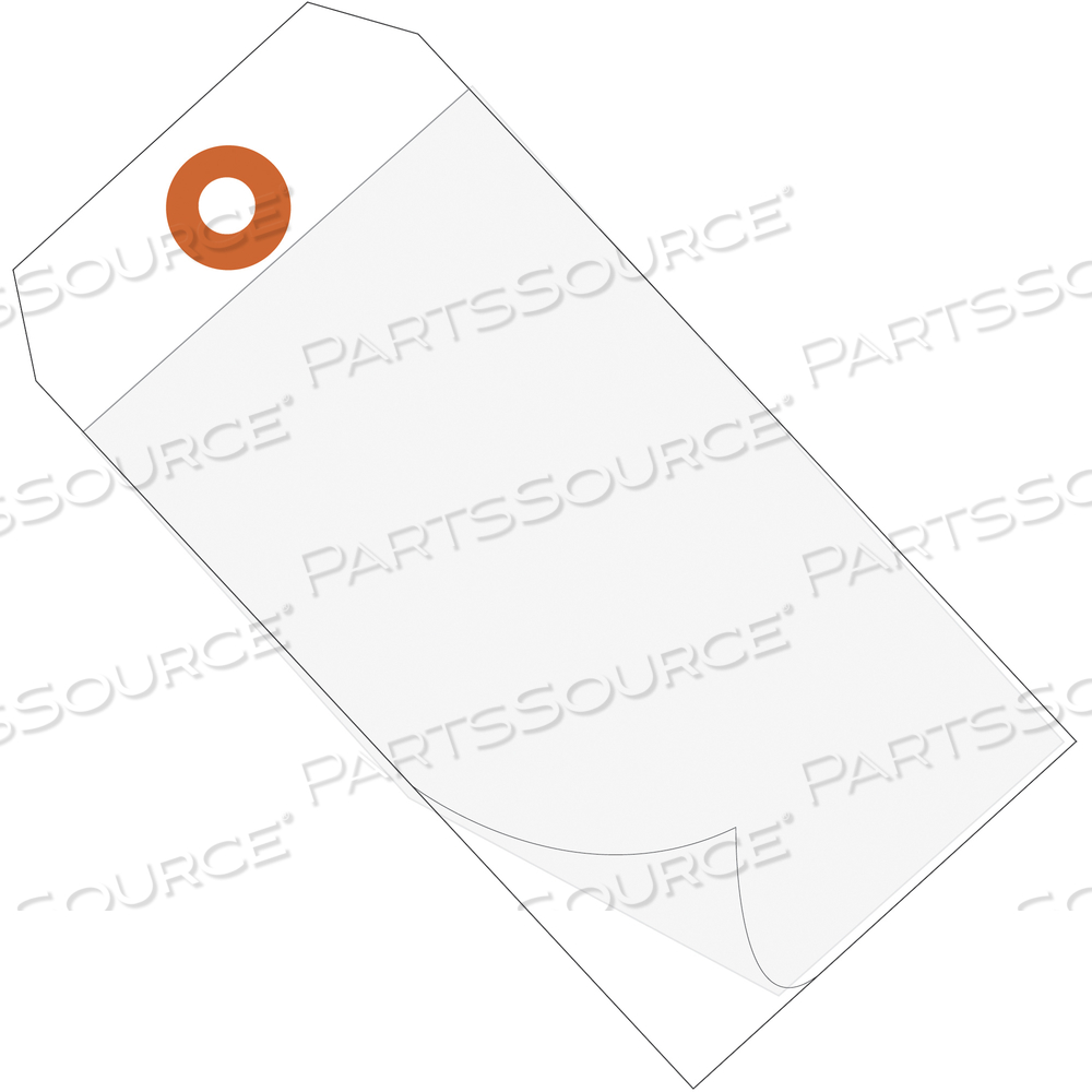 SELF LAMINATING TAGS, 4 3/4" X 2 3/8", WHITE, 100/CASE by BOX Partners (Box Acquisitions, LLC)