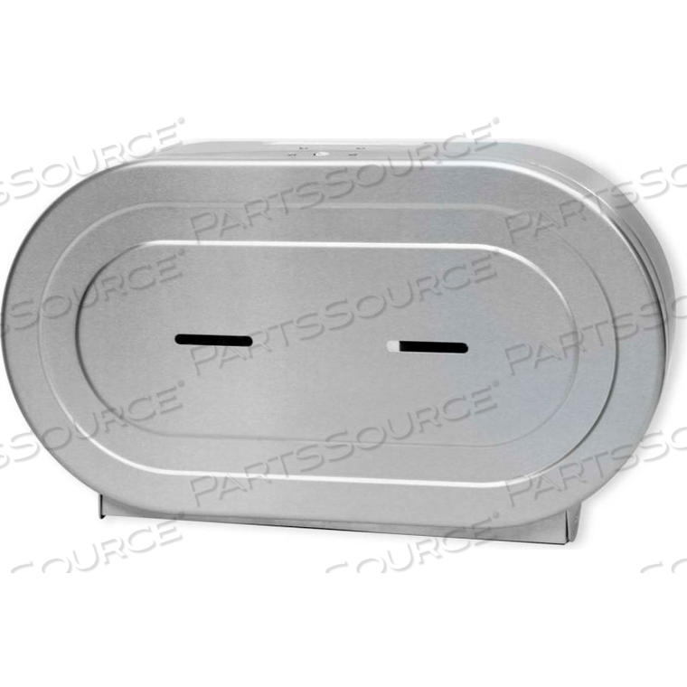 STAINLESS STEEL TWIN 9" TISSUE DISPENSER by Palmer