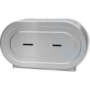 STAINLESS STEEL TWIN 9" TISSUE DISPENSER by Palmer