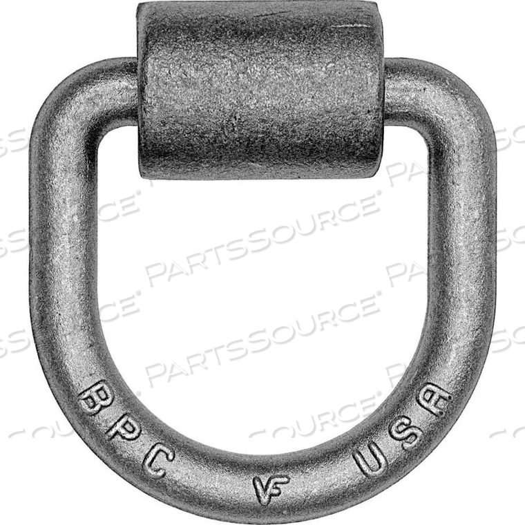 WELD-ON FORGED 5/8" D-RING - GRAY by Buyers Products