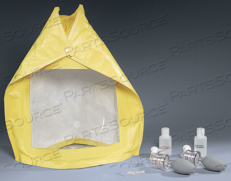 QUALITATIVE FIT TEST WITH SACCHARIN SOLUTION by Medline Industries, Inc. QUALITATIVE FIT TEST WITH SACCHARIN SOLUTION by Medline Industries, Inc.