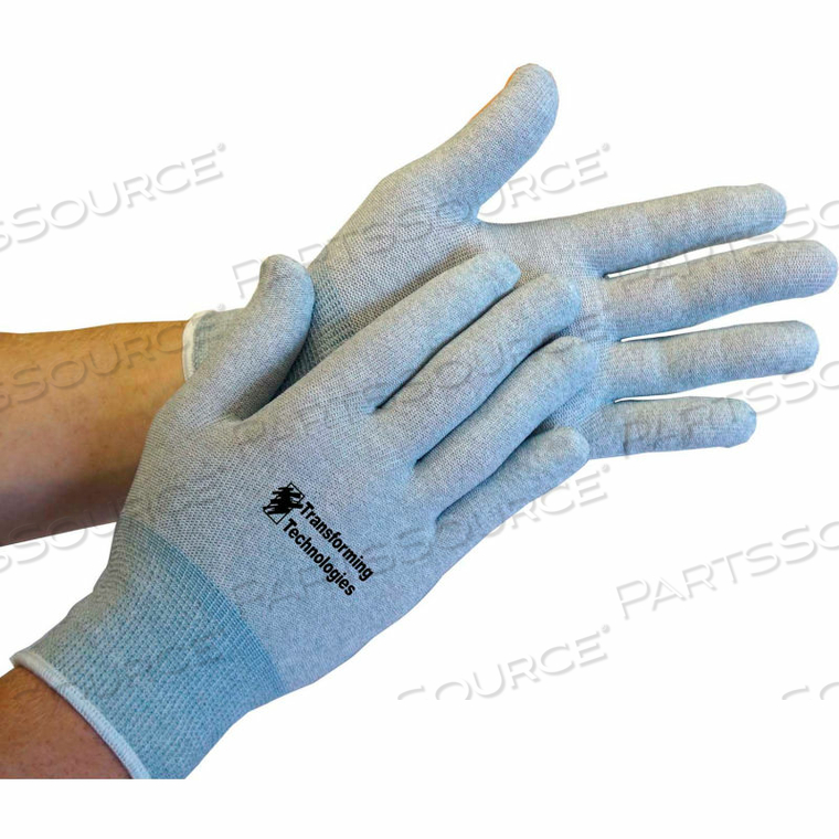 ESD INSPECTION GLOVES, UNCOATED, SMALL, 12 PAIRS/PACK by Transforming Technologies LLC