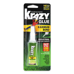 MAXIMUM BOND KRAZY GLUE, 0.52 OZ, DRIES CLEAR by Krazy Glue