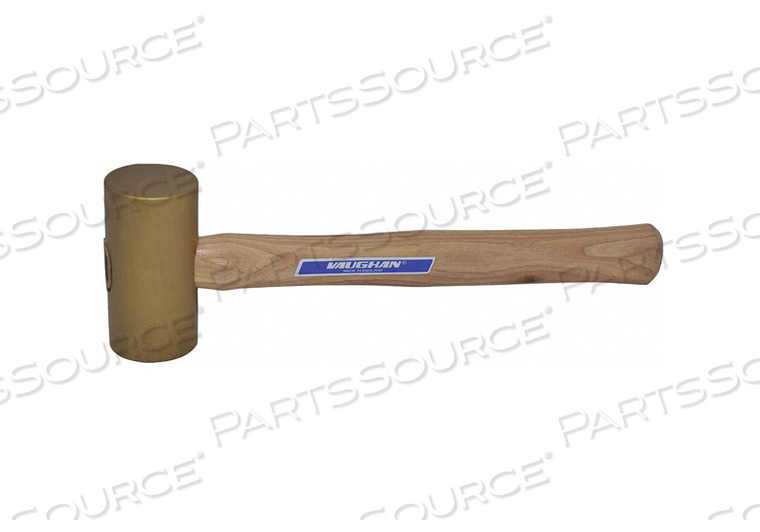 MALLET HICKORY/BRASS 60 OZ. 13 IN by Vaughan MALLET HICKORY/BRASS 60 OZ. 13 IN by Vaughan