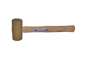 MALLET HICKORY/BRASS 60 OZ. 13 IN by Vaughan MALLET HICKORY/BRASS 60 OZ. 13 IN by Vaughan