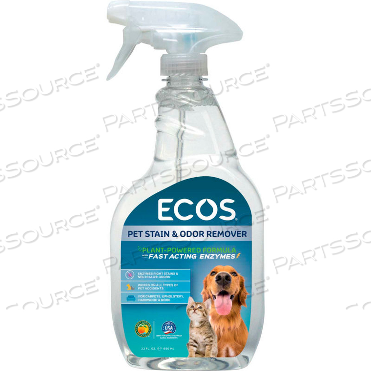 ECOS, PET STAIN & ODOR REMOVER, 22OZ. 