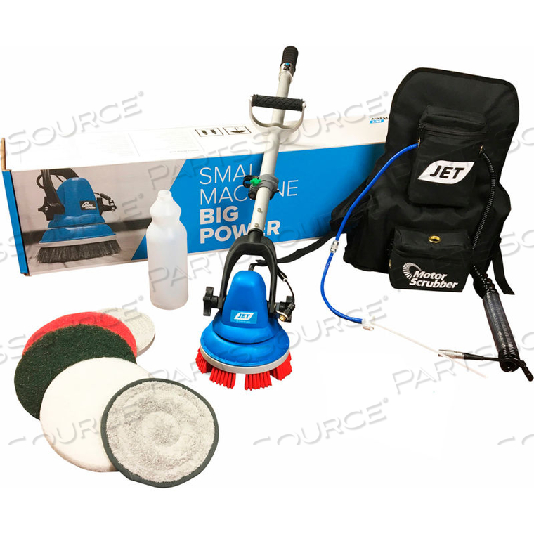 MOTORSCRUBBER JET STARTER KIT WITH 27-1/2- 55" TELESCOPING HANDLE by HRUBY Orbital Systems MOTORSCRUBBER JET STARTER KIT WITH 27-1/2- 55" TELESCOPING HANDLE by HRUBY Orbital Systems