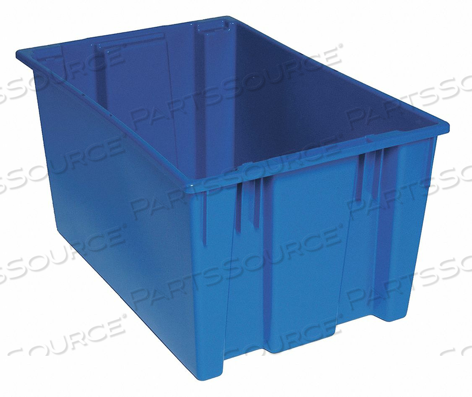 E1886 NEST AND STACK CONTAINER 29-1/2 IN BLUE by Quantum Storage Systems E1886 NEST AND STACK CONTAINER 29-1/2 IN BLUE by Quantum Storage Systems