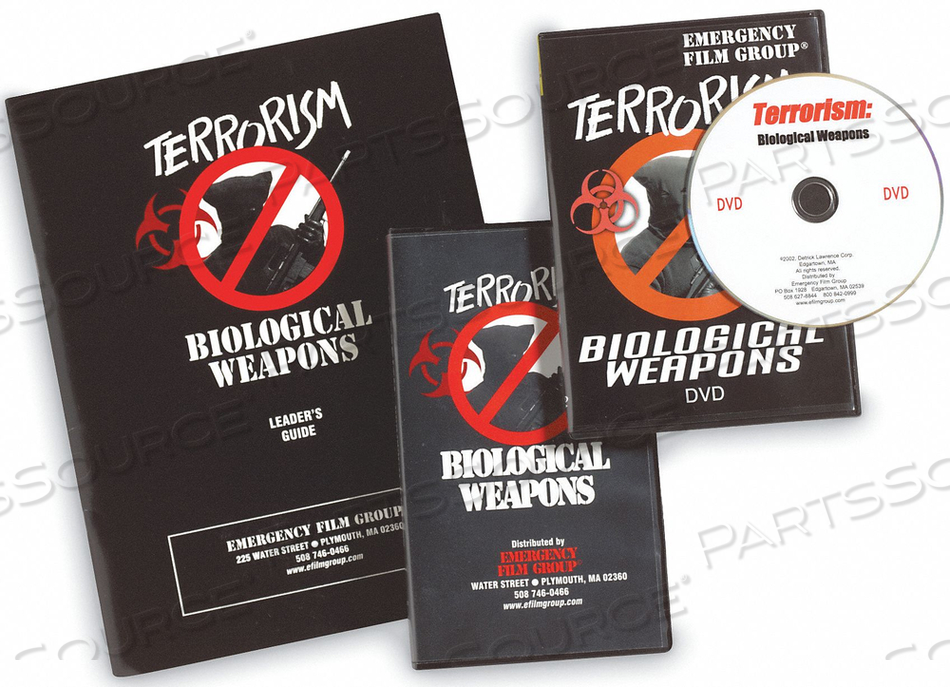 TRAINING DVD BIOLOGICAL HAZARD TRAINING by Emergency Film Group TRAINING DVD BIOLOGICAL HAZARD TRAINING by Emergency Film Group