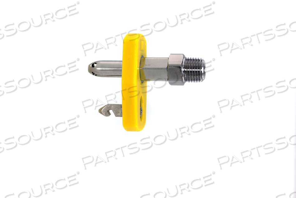 QUICK CONNECT ADAPTER, MALE X 1/4 IN MNPT, YELLOW, AIR by Bay Corporation