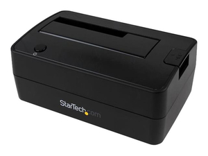 USB 3.1 GEN 2 (10GBPS) 1-BAY DOCK FOR 2.5"/3.5" SATA SSD/HDD - STORAGE CONTROLLER WITH DATA INDICATOR, POWER INDICATOR - 2.5", 3.5" - USB 3.1 (GEN 2) - BLACK by StarTech.com Ltd. USB 3.1 GEN 2 (10GBPS) 1-BAY DOCK FOR 2.5"/3.5" SATA SSD/HDD - STORAGE CONTROLLER WITH DATA INDICATOR, POWER INDICATOR - 2.5", 3.5" - USB 3.1 (GEN 2) - BLACK by StarTech.com Ltd.