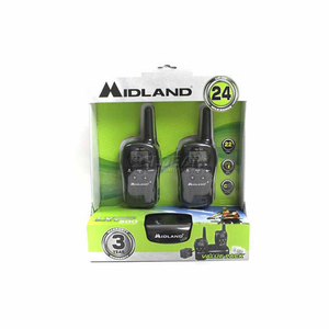 MIDLAND WALKIE TALKIES, 24 MILE RANGE, 22 CHANNELS, 1 PAIR by Mayday