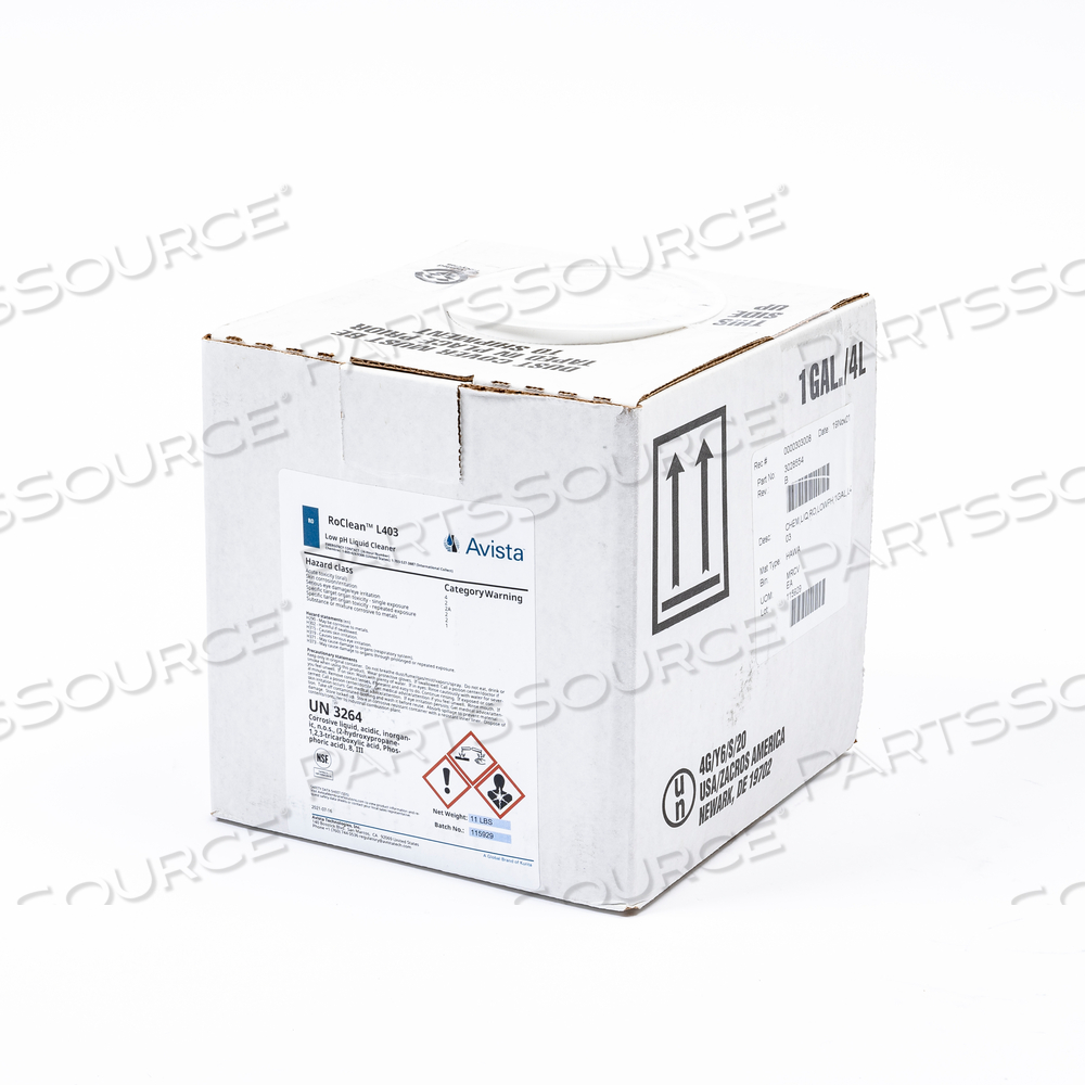 1 GAL LIQUID LOW PH CLEANER by Evoqua Water Technologies LLC. (Formerly Siemens Water Technologies LLC)