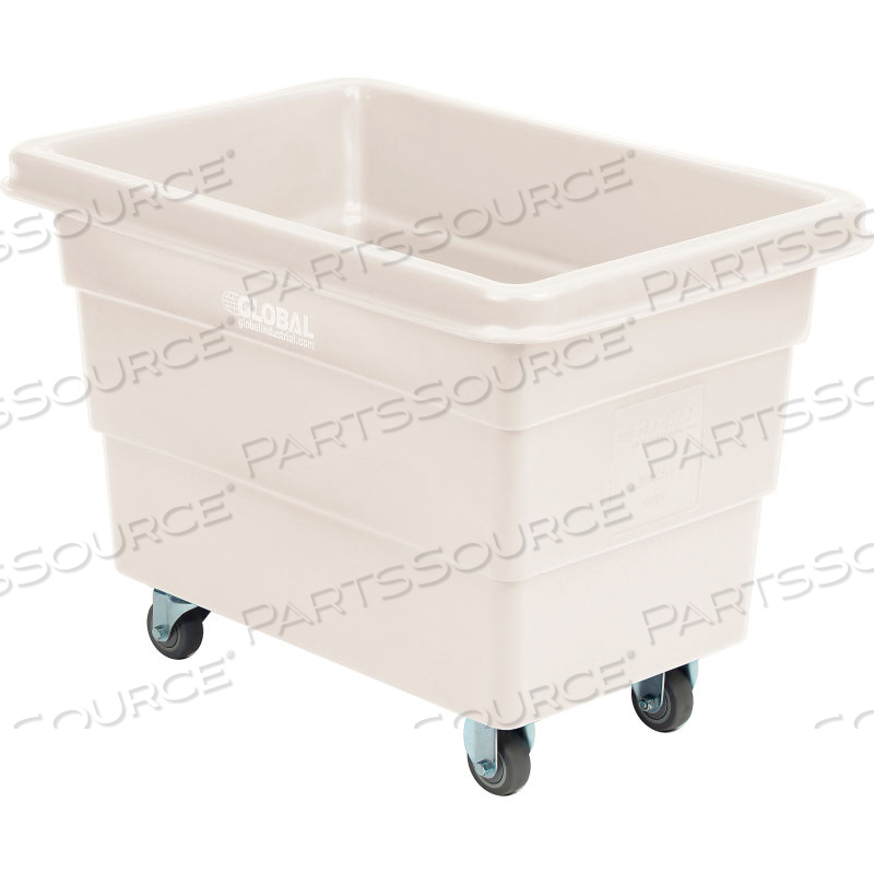 PLASTIC BULK BOX TRUCK, 6 BUSHEL, DIRECT MOUNT BASE WHITE by Approved Vendor