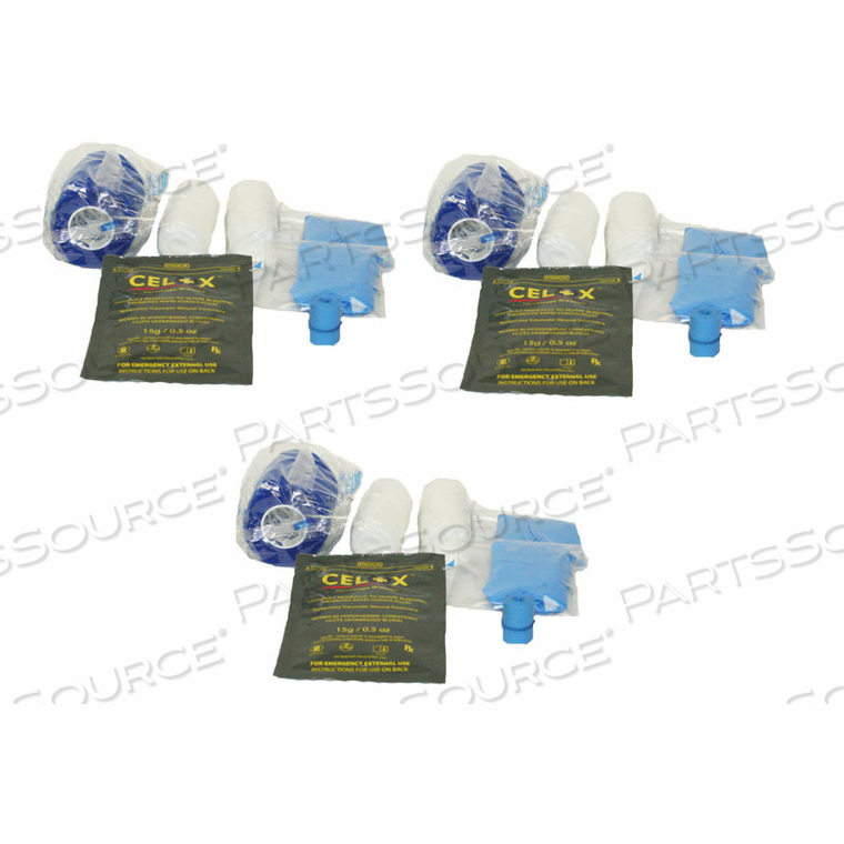 FIRST VOICE ACTIVE SHOOTER TRAUMA ESSENTIAL MEDICAL KIT, PACK OF 3 by First Voice FIRST VOICE ACTIVE SHOOTER TRAUMA ESSENTIAL MEDICAL KIT, PACK OF 3 by First Voice