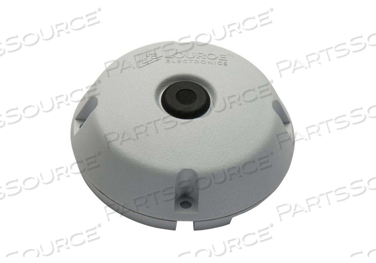 ELECTRIC CONDENSER MICROPHONE, ABS, 1 DB, 40 HZ TO 15 KHZ, 12 VDC, 500 MA, 4 MA DRAIN, 4 IN DIA, 1 IN by Louroe Electronics