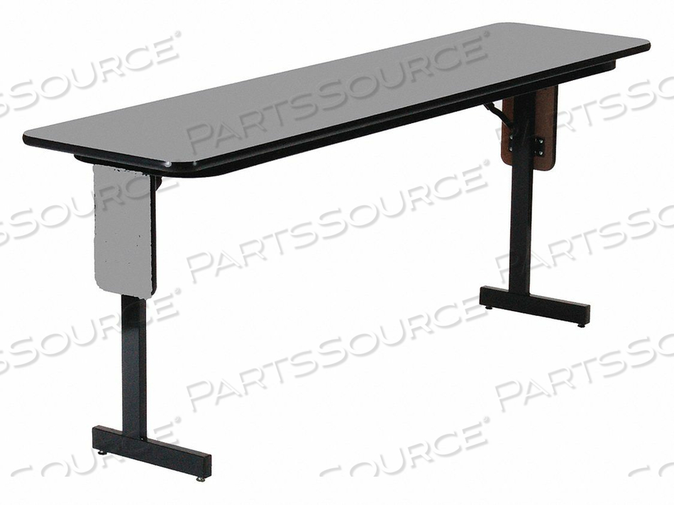 FOLDING SEMINAR TABLE - 18" X 72" - GRAY GRANITE by Correll