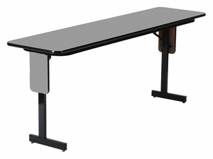 SEMINAR/TRAINING TABLE 18X60 GRAY GRNT by Correll