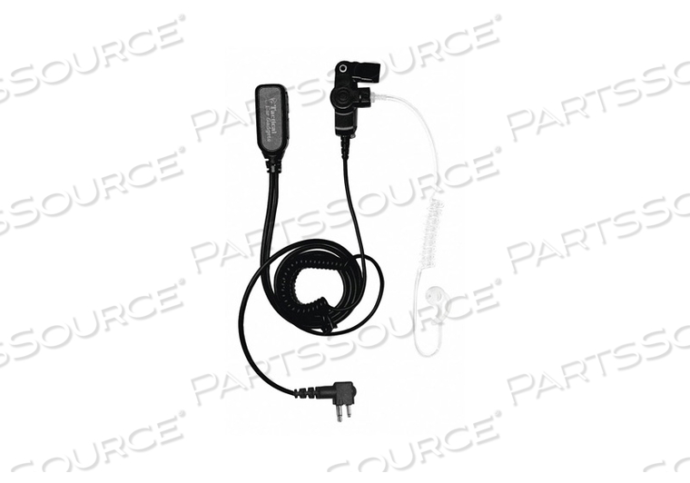 LONG TUBE LAPEL MICROPHONE BLACK by Earphone Connection LONG TUBE LAPEL MICROPHONE BLACK by Earphone Connection