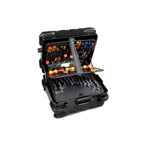 RMMST9CARTMH, WHEELED TOOL CASE, 20"L X 16-1/2"W X 12-1/4"H, BLACK/RED by CH Ellis Co Inc