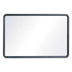 CONTOUR DRY-ERASE BOARD, MELAMINE, 24 X 18, WHITE SURFACE, BLACK FRAME by Quartet