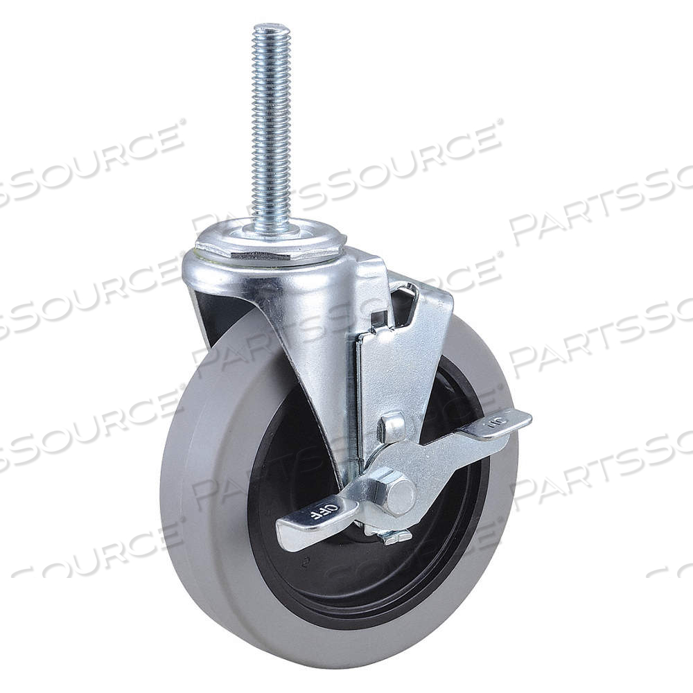 NSF-LISTED SANITARY THREADED STEM CASTER, 5 IN WHEEL DIA., 350 LB, POLYURETHANE by Approved Vendor NSF-LISTED SANITARY THREADED STEM CASTER, 5 IN WHEEL DIA., 350 LB, POLYURETHANE by Approved Vendor