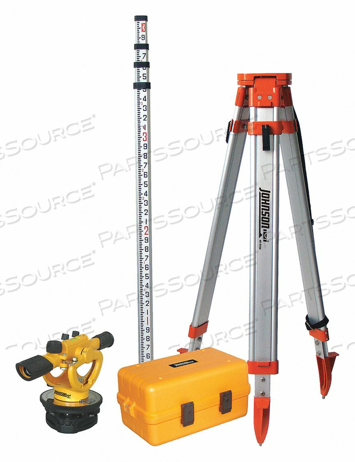 BUILDERS TRANSIT LEVEL KIT 22X 200 FT 