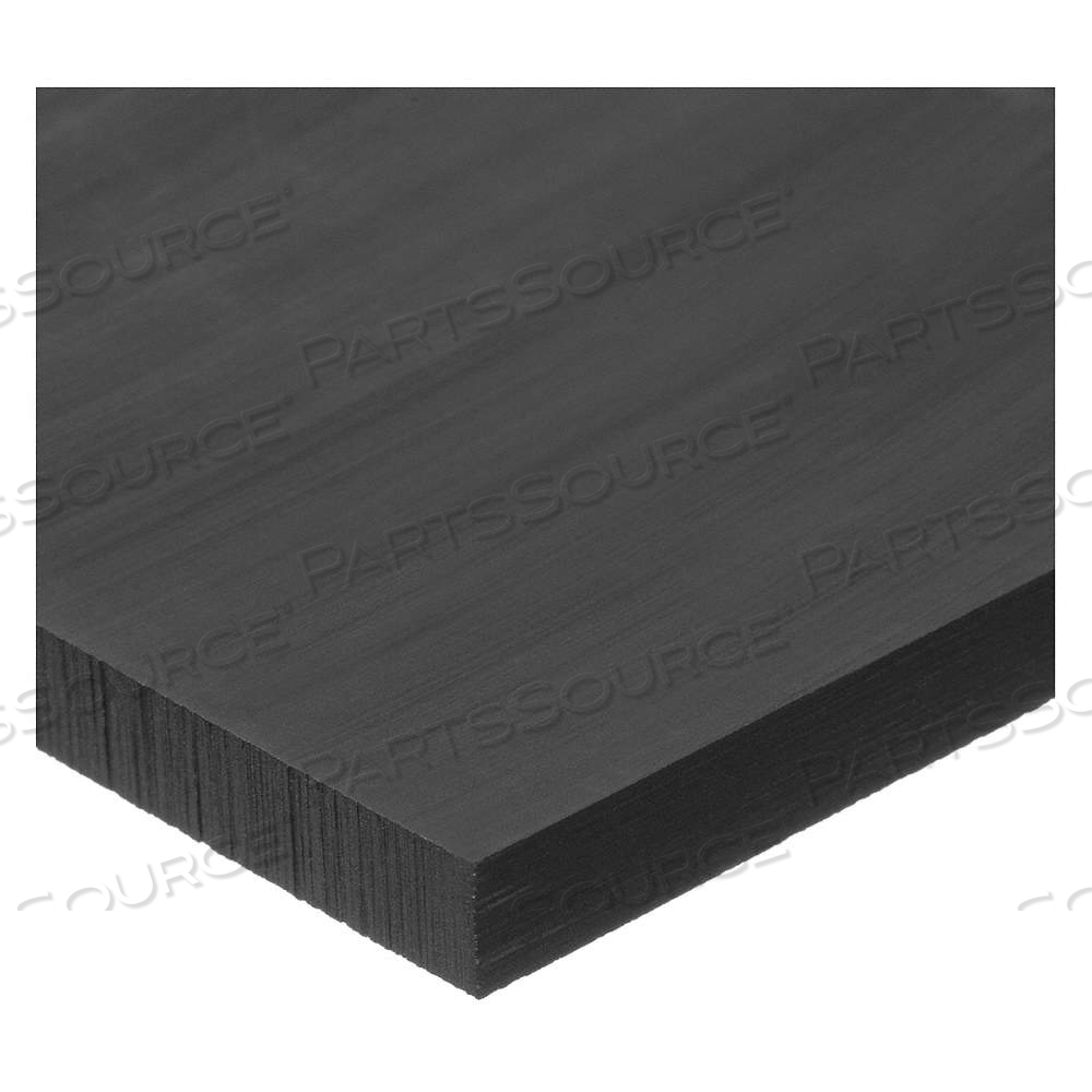 FILM STOCK, 0.03125 IN PLASTIC THICK, BLACK, OPAQUE, 9,100 PSI TENSILE STRENGTH, 1.1 FT-LB/IN by Approved Vendor