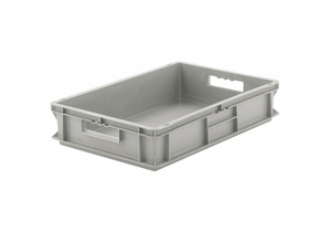 SOLID WALL STACKING CNTNER 24X16X9 GRAY by SSI Schaefer