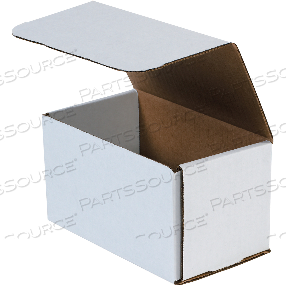 CORRUGATED MAILERS, 7" X 4" X 4", WHITE, 50/BUNDLE by BOX Partners (Box Acquisitions, LLC)